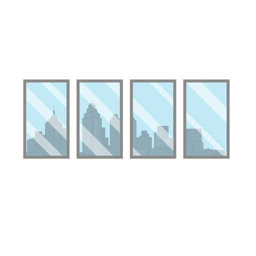 Imagen de la ventana de la casa de vector imagen Transparente