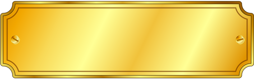 Vector Name Plate PNG Transparent Image