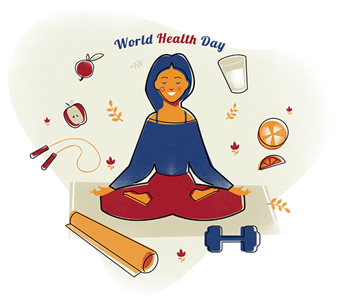 Vector World Health Day PNG Pic