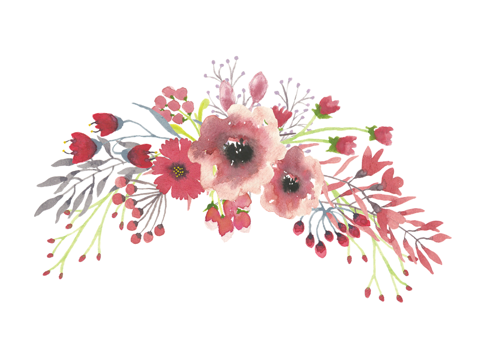 Watercolor Flower Painting PNG High-Quality Image