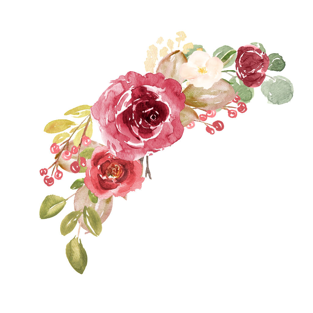 Watercolor Flower Painting Transparent Image