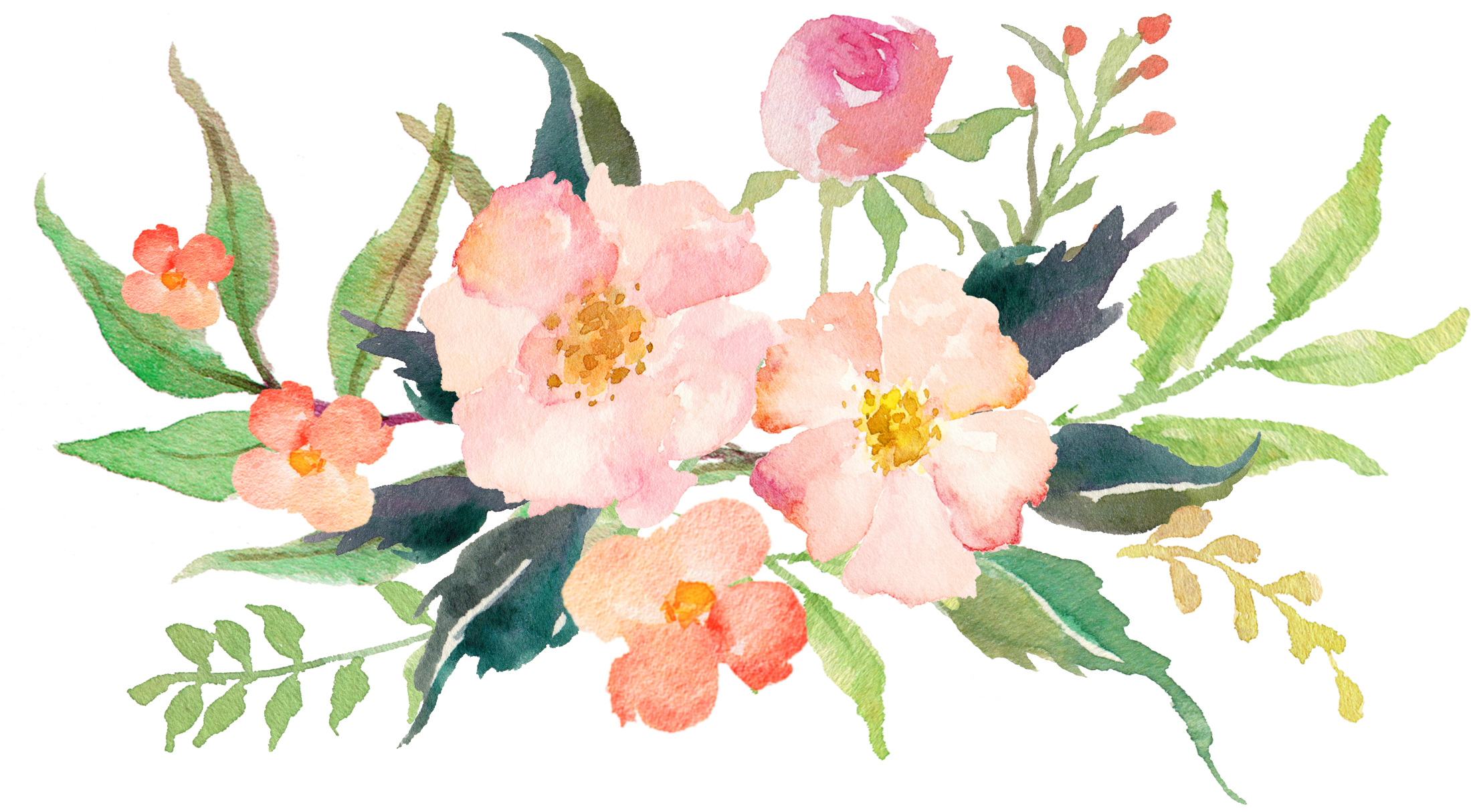 Imagen Transparente de la flor de acuarela