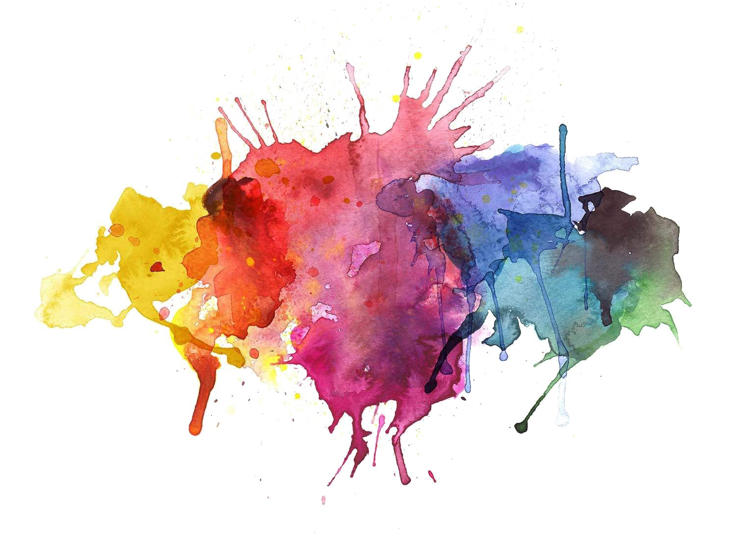 Watercolor Splash Free PNG-Afbeelding