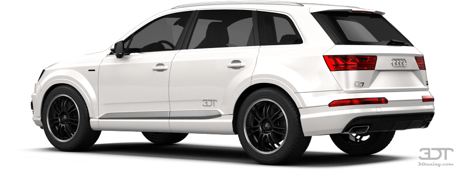Witte Audi SUV PNG-foto