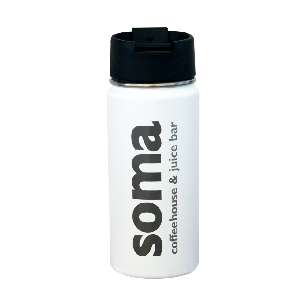 White Hydro Flask PNG Image