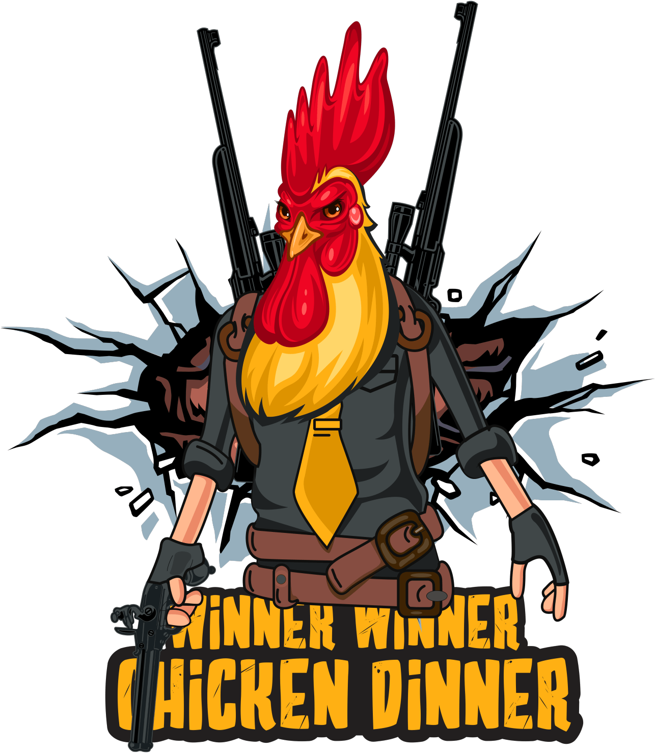 Winner Winner Chicken Dinner Free PNG Image