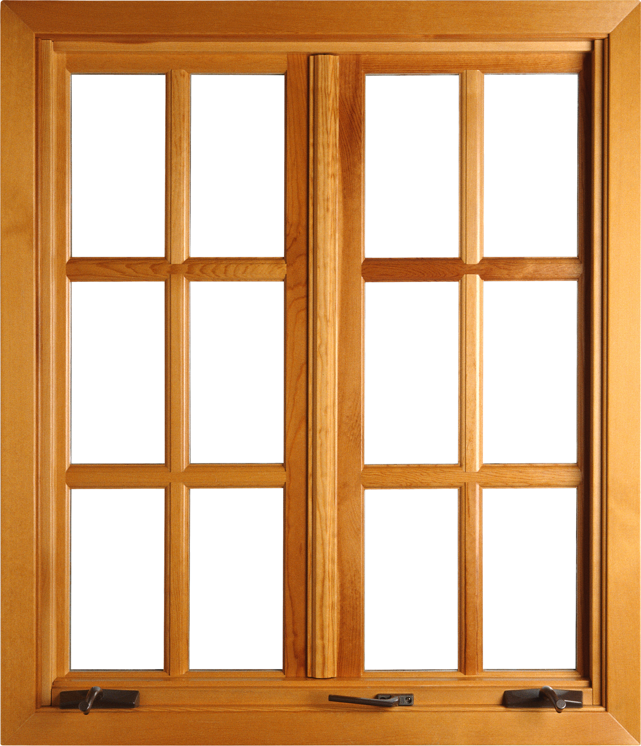 Immagine Trasparente della finestra della casa di legno