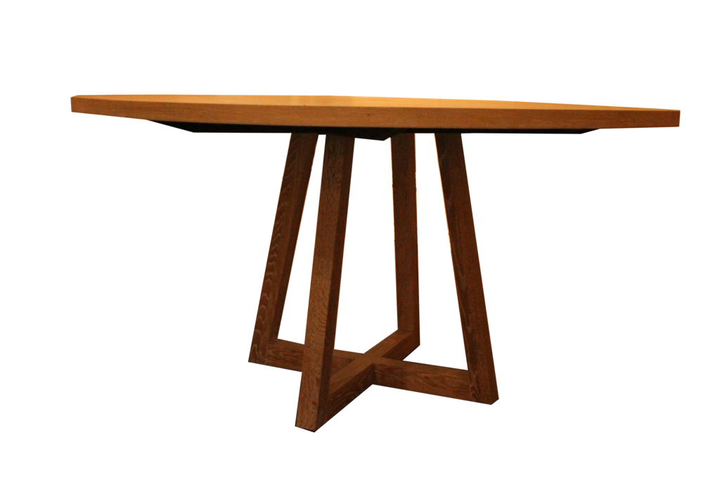 Mesa moderna de madera PNG photo