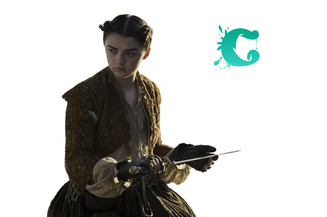 Actress Maisie Williams PNG Image Background