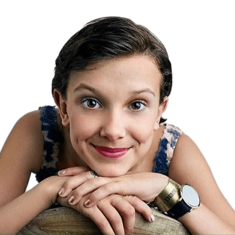 Actress Millie Bobby Brown PNG Free Download