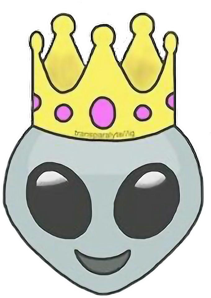 Alien Emoji Clipart PNG Image Background