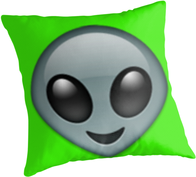 Alien Emoji Clipart PNG Image