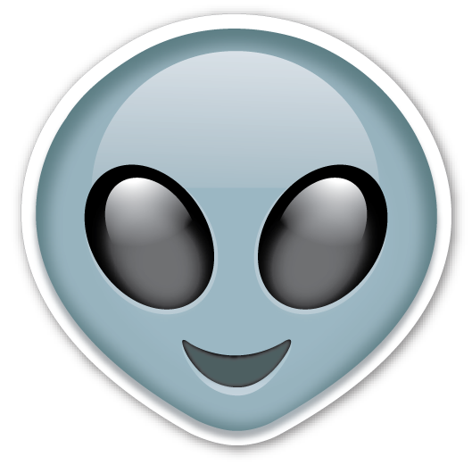 Alien Emoji Free PNG Image