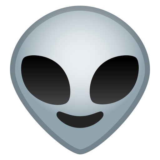 Gambar alien emoji PNG
