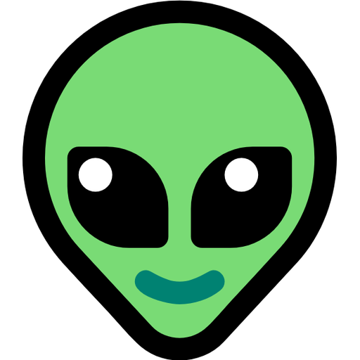 Gambar Alien Emoji Transparan