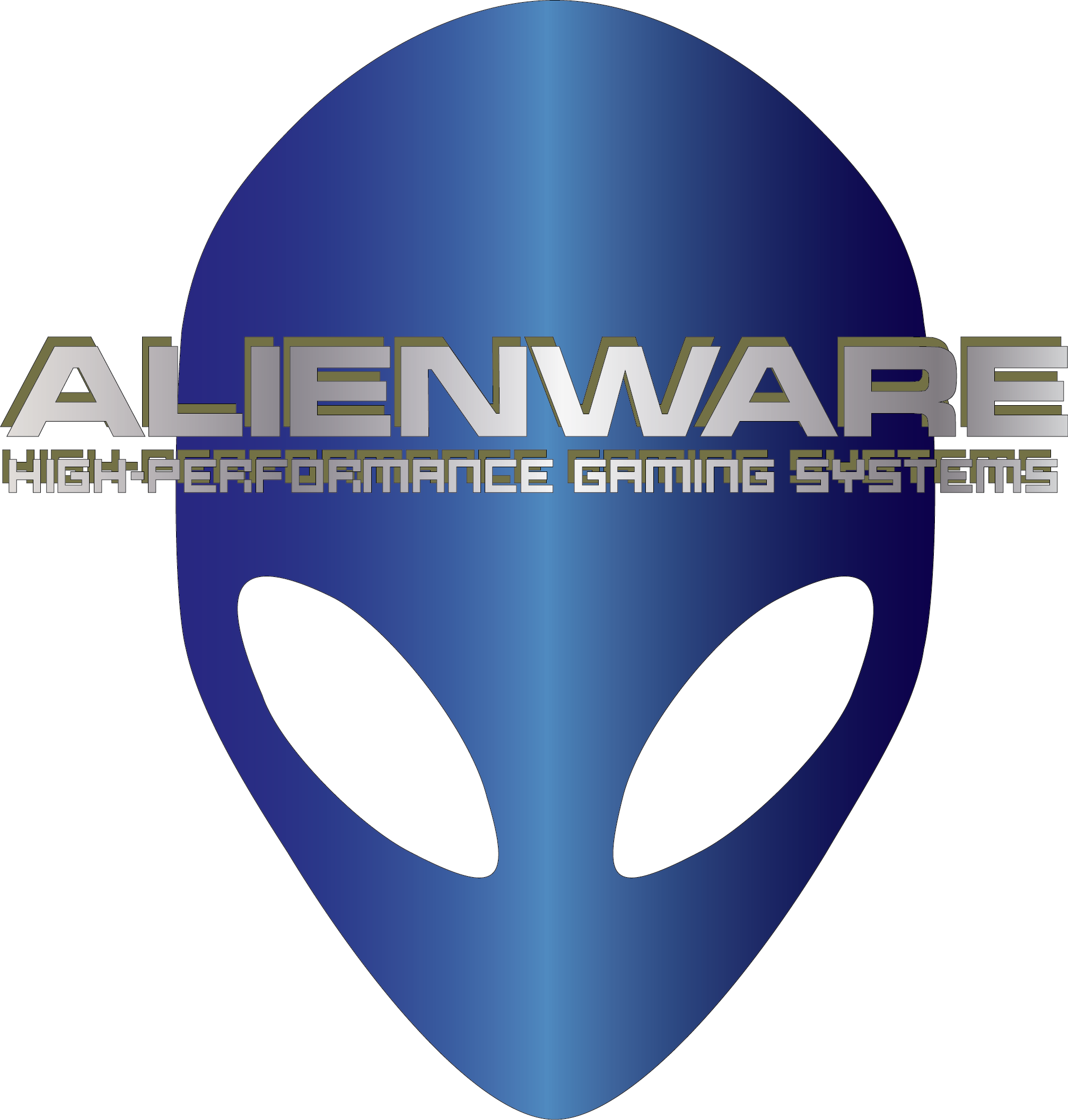 Logo Alienware Latar Belakang Gambar PNG