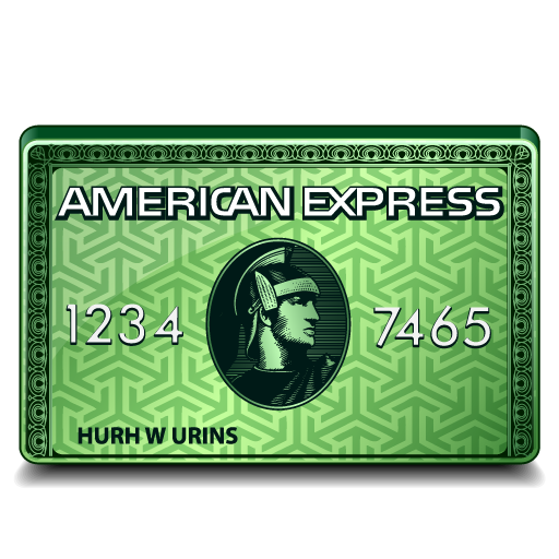 American Express-Karten-transparentes Bild