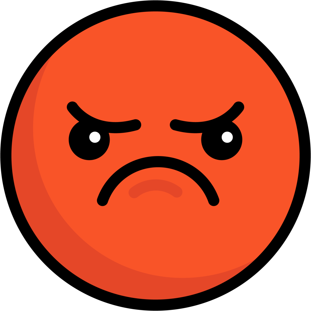 Boos gezicht emoji PNG Gratis Download