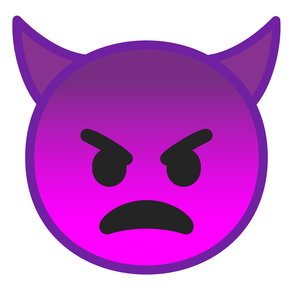 Angry Face Emoticon PNG Image Background