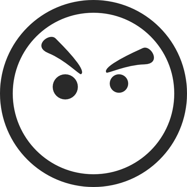 Angry Face Free PNG Image