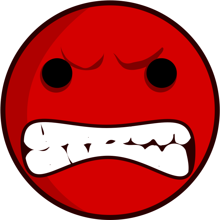 Angry Face PNG High-Quality Image