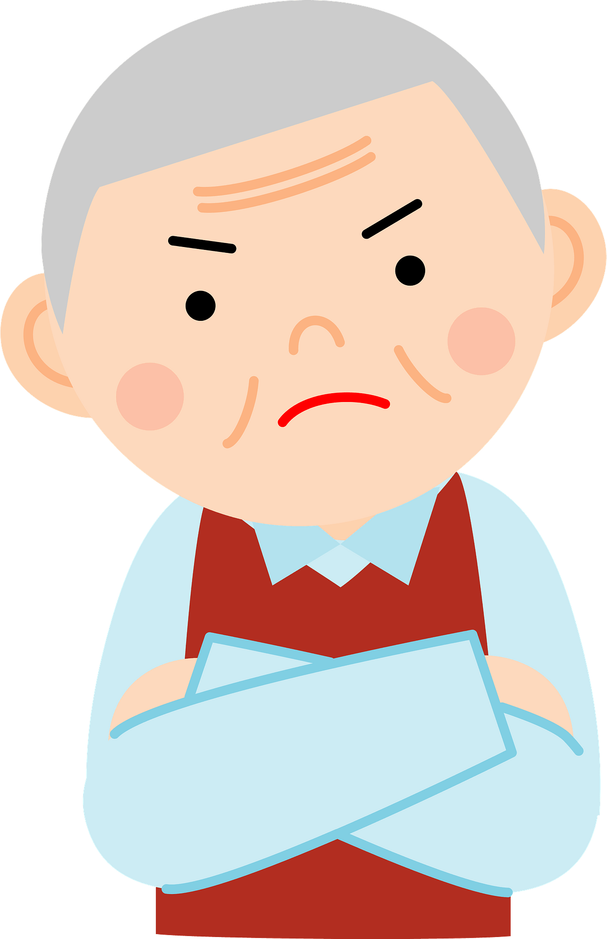 Angry Person Clipart Free PNG Image