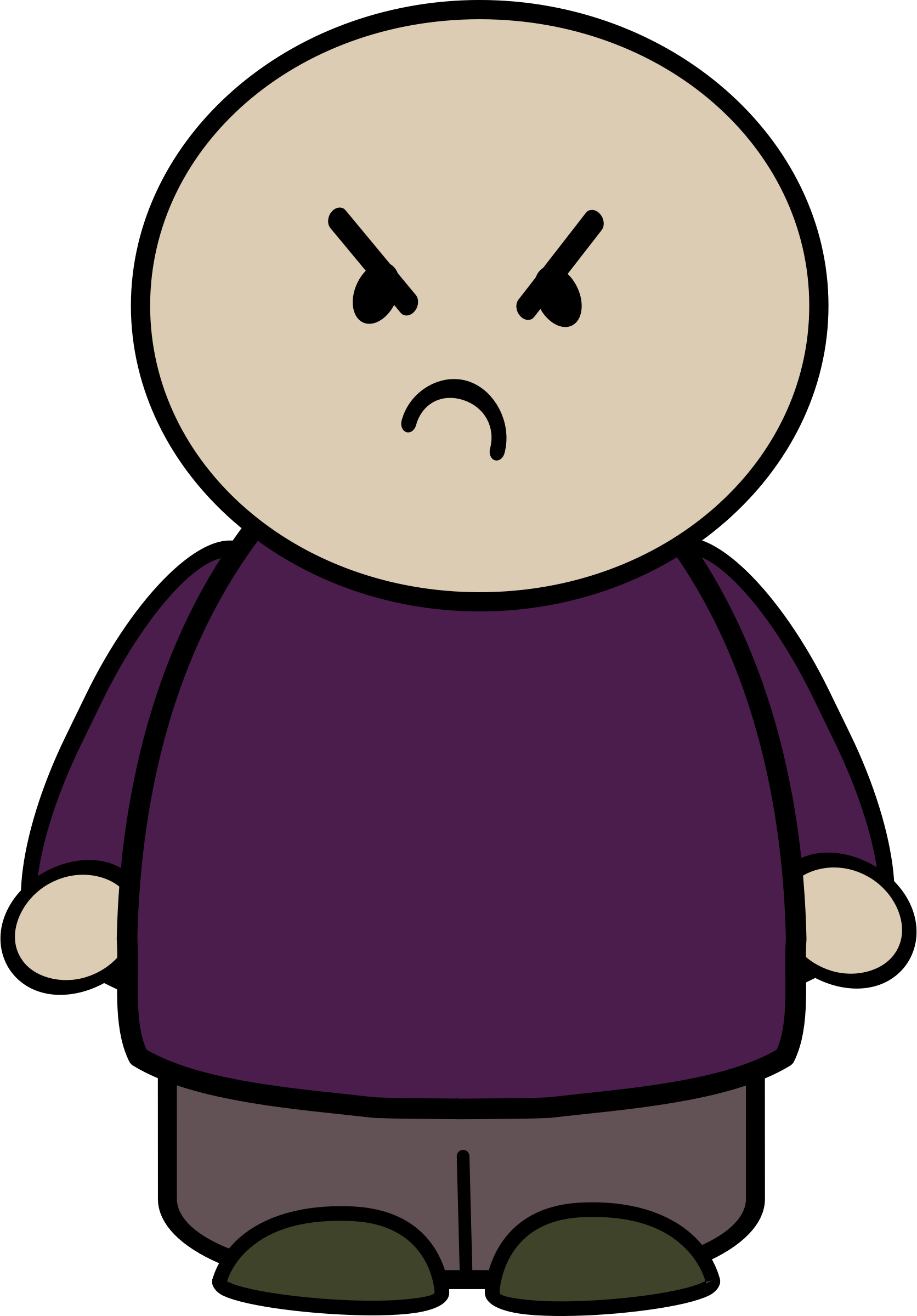 Angry Person Clipart PNG Photo