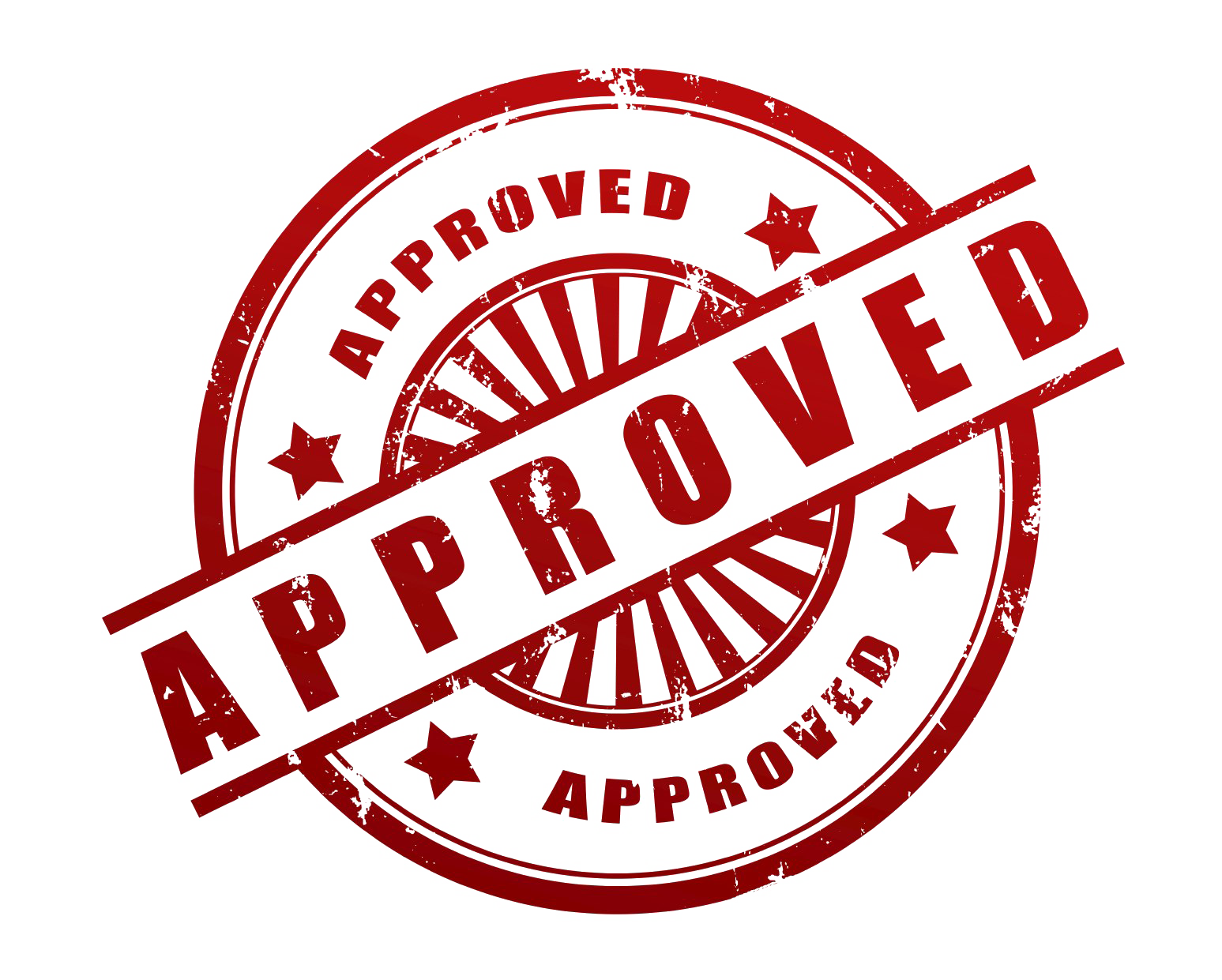 Approved Red Stamp PNG Image