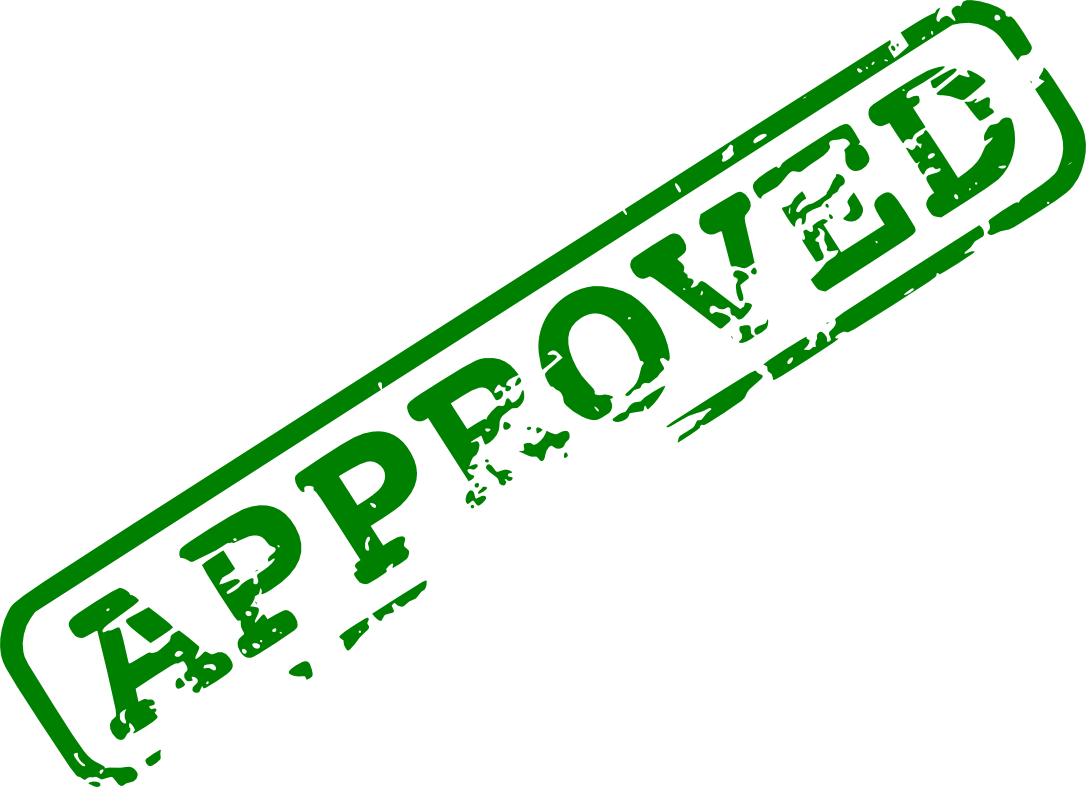 Approved Stamp PNG High-Quality Image