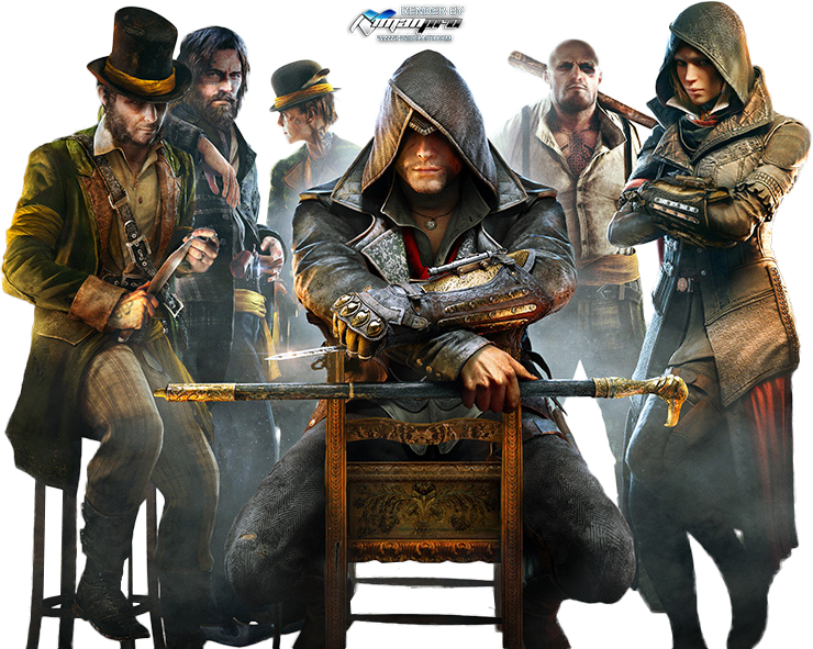 Assassins Creed Unity-Videospiel PNG-Bildhintergrund