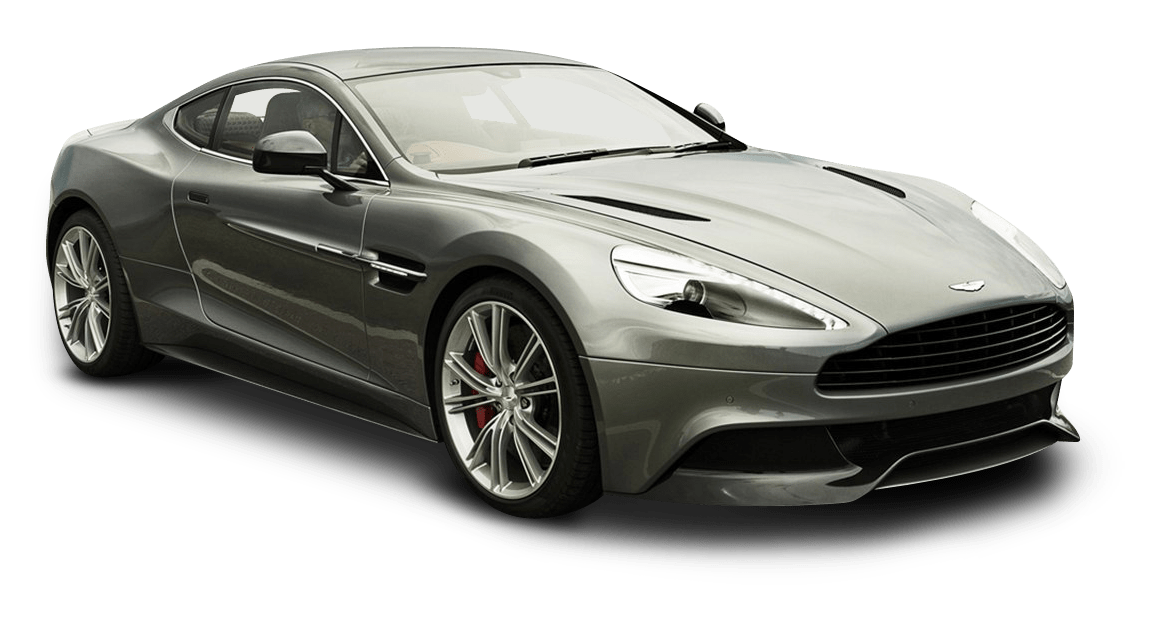 Aston Martin Silver Car PNG تحميل صورة