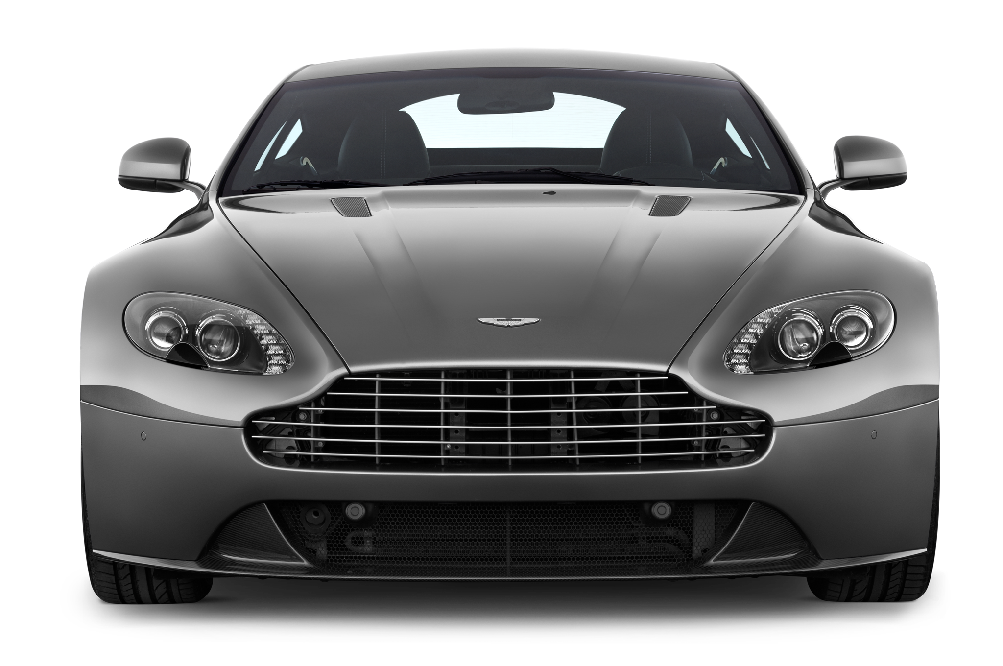Aston Martin Silver Car PNG Free Download