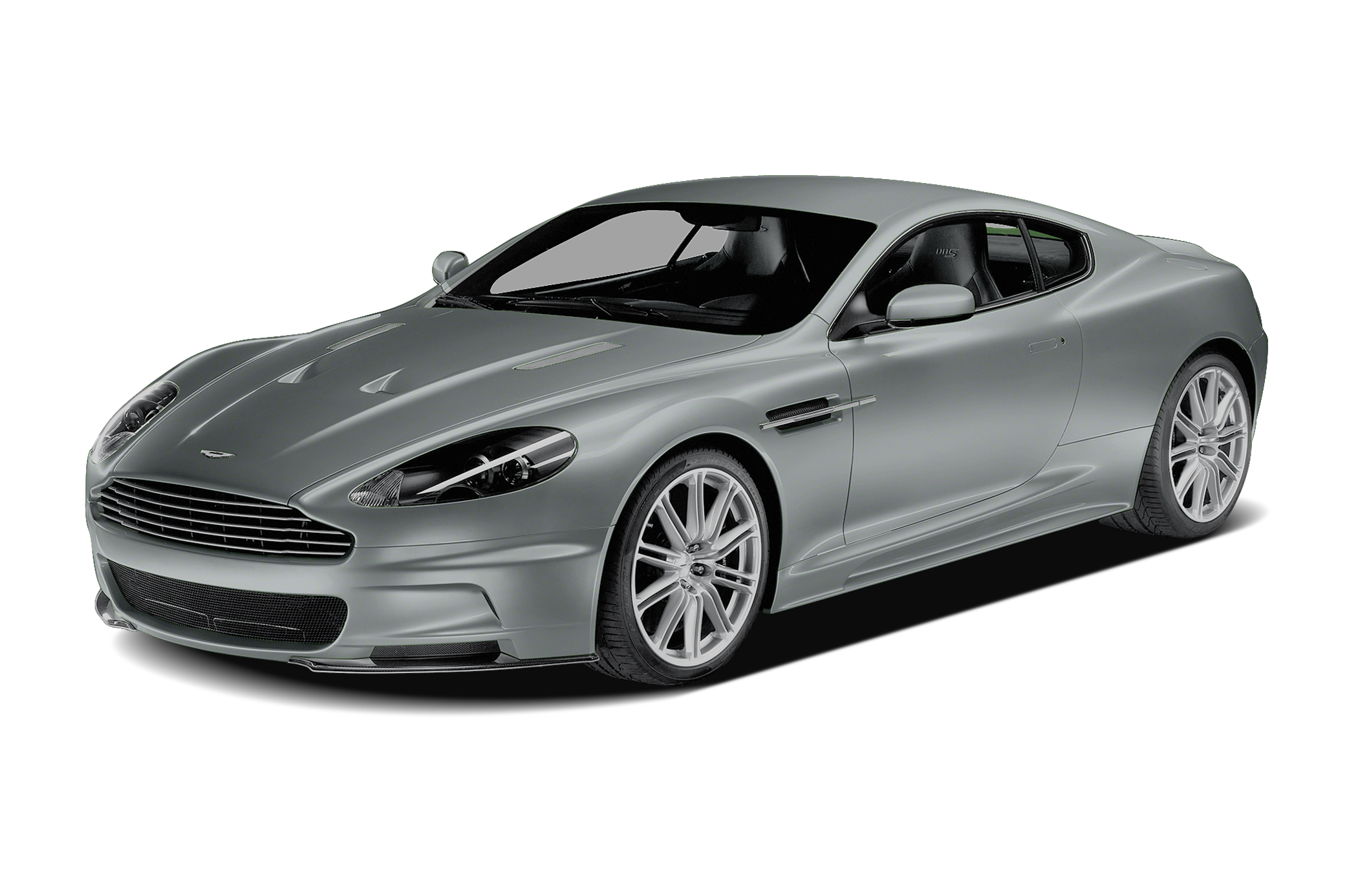 Aston Martin Silver Car PNG Image Background