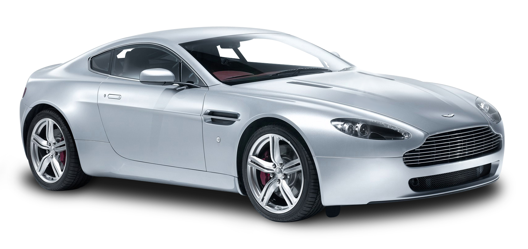 Aston Martin Silver Car PNG Picture
