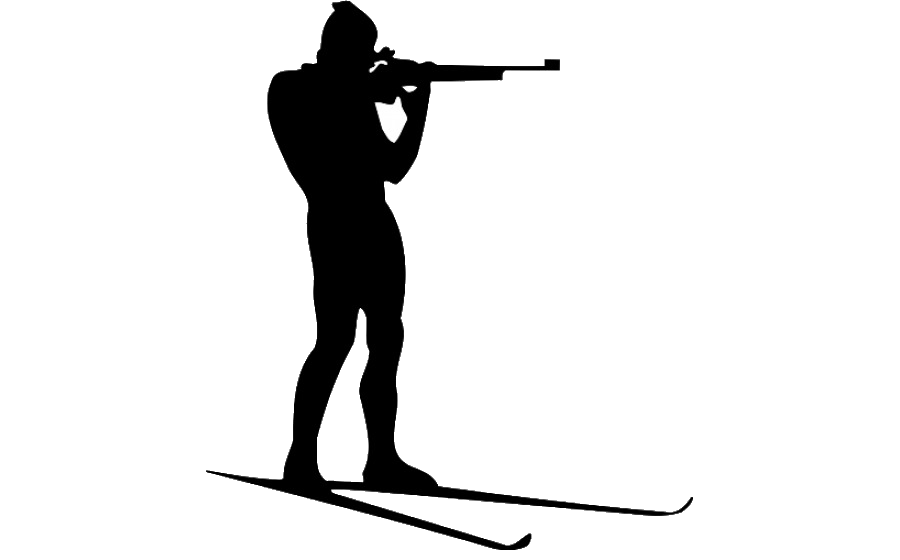 رياضي Biathlon PNG