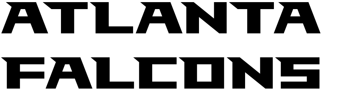 Atlanta Falcons Logo Gambar PNG Gratis