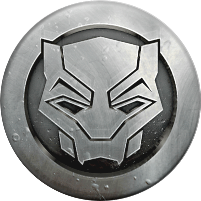 Avengers Black Panther Logo Gratis PNG Image