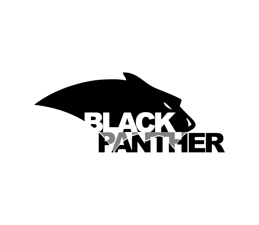 Avengers Zwart Panther-logo Transparant Beeld