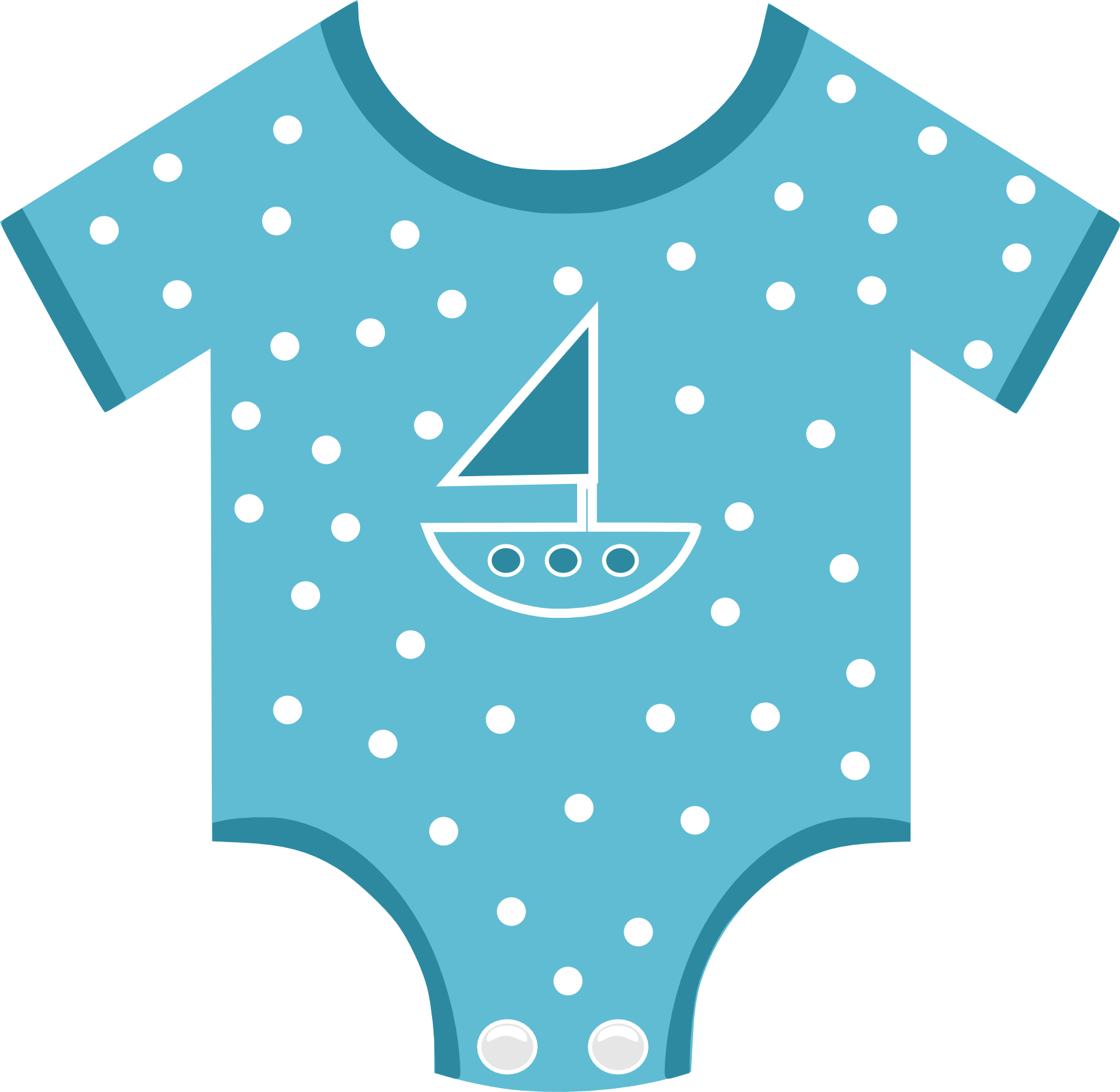 Baby Clothes Bodysuit PNG High-Quality Image