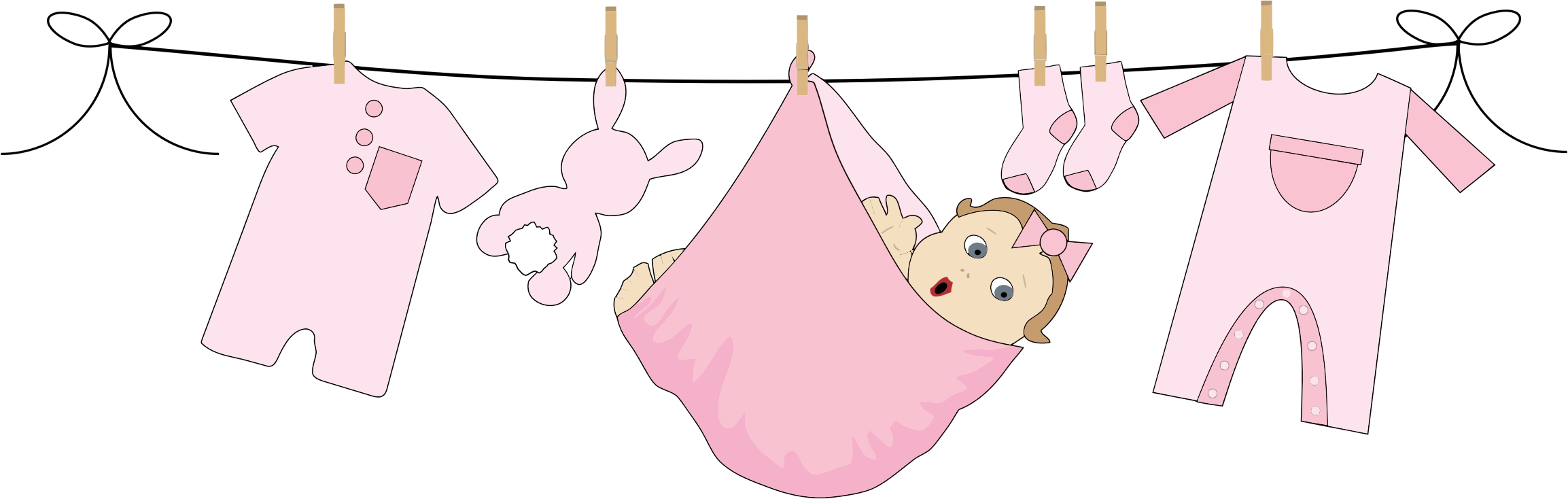 Baby Girl Shower Transparent Image