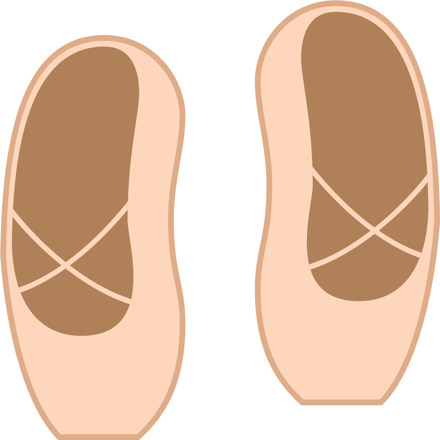 Chaussures de ballet PNG image