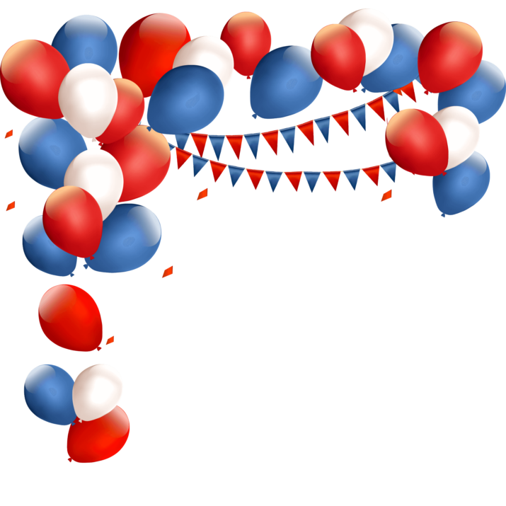 Marco de cumpleaños de globos imagen de alta calidad PNG