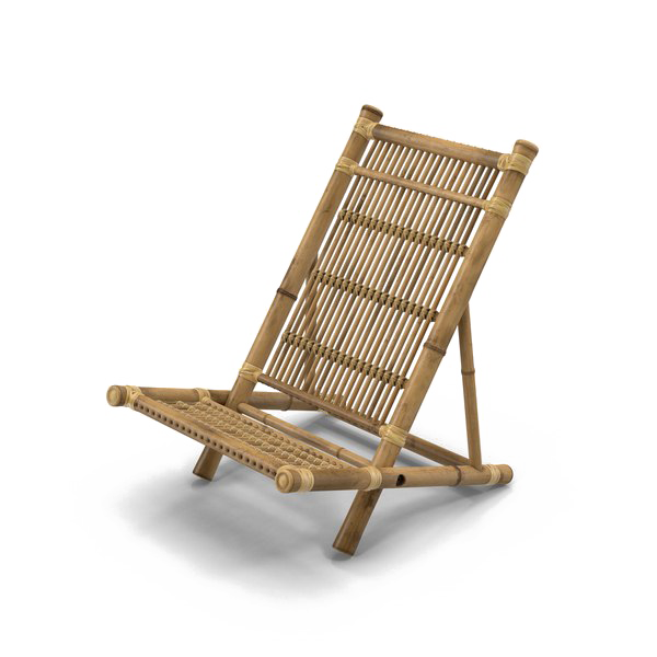 Bambu Mobilya Sandalye Şeffaf Görüntü