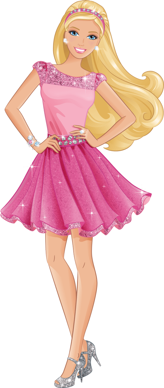 Immagine Trasparente della ragazza Barbie