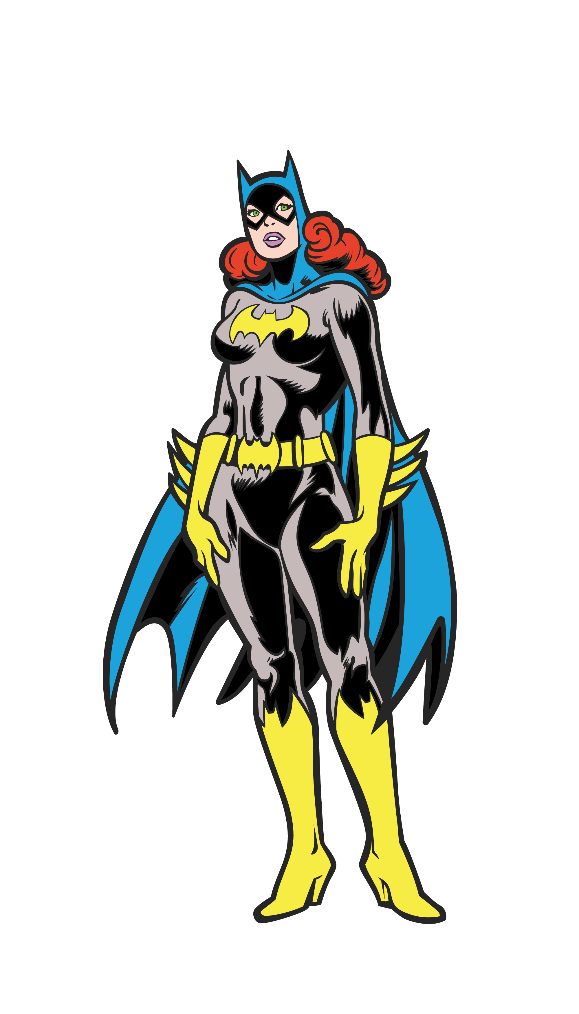 Batgirl Cartoon Free PNG Image