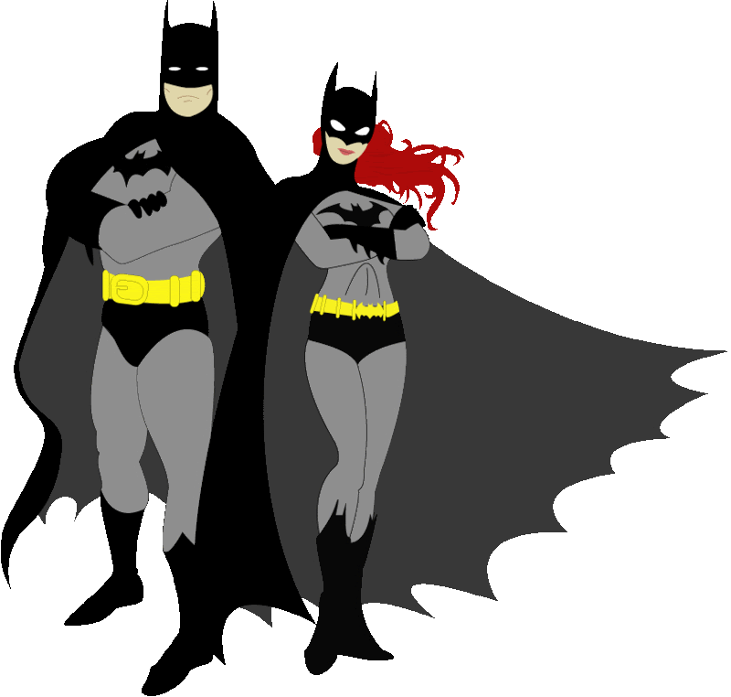 Batgirl Cartoon PNG Foto