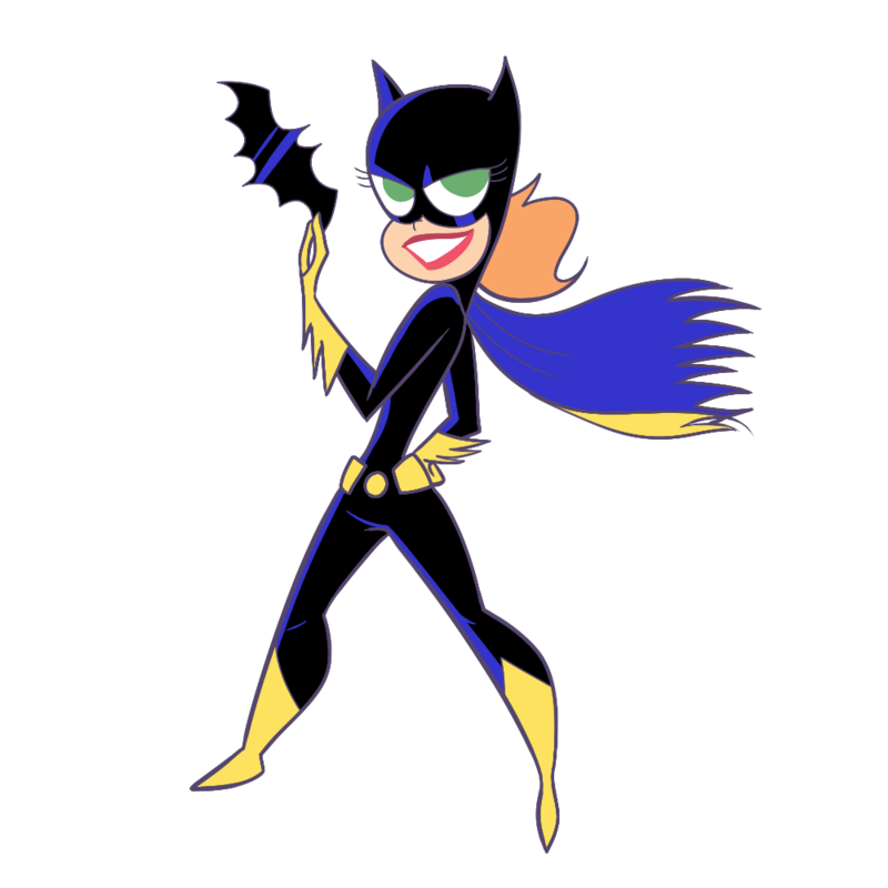 Gambar Batgirl Gratis PNG