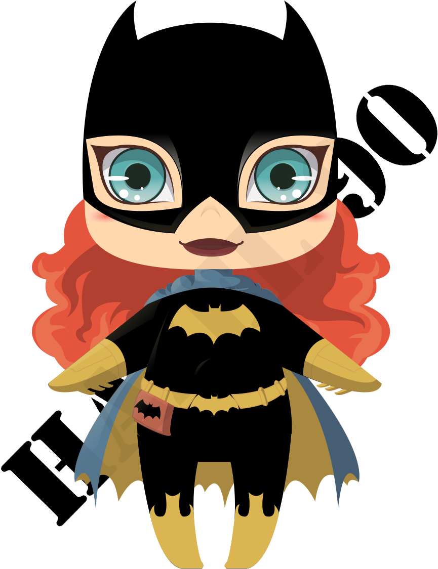 Batgirl Logo Free PNG-Bild