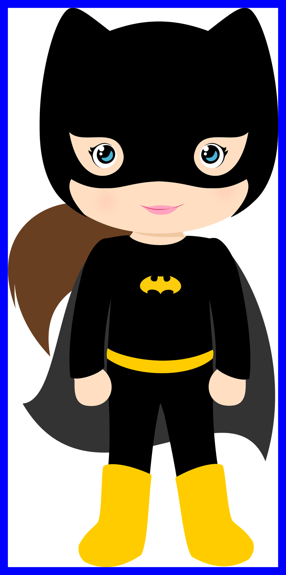 Batgirl Logo PNG Gambar Transparan