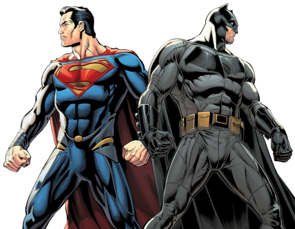 Batman V Superman Characters Free PNG Image